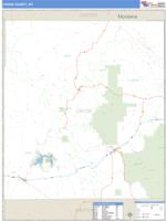 Crook County, WY Wall Map Zip Code