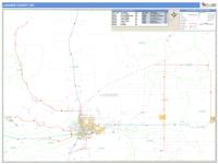 Laramie County, WY Wall Map Zip Code