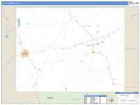 Uinta County, WY Wall Map Zip Code