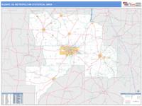 Albany Metro Area Wall Map