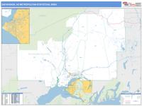 Anchorage Metro Area Wall Map