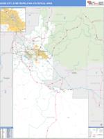 Boise City Metro Area Wall Map