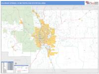 Colorado Springs Metro Area Wall Map