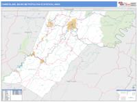 Cumberland Metro Area Wall Map