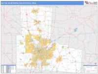 Dayton Metro Area Wall Map