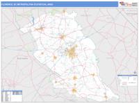 Florence Metro Area Wall Map