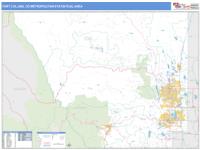 Fort Collins Metro Area Wall Map