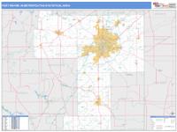 Fort Wayne Metro Area Wall Map