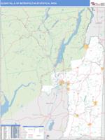 Glens Falls Metro Area Wall Map