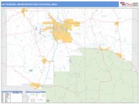 Hattiesburg Metro Area Wall Map