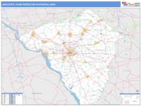 Lancaster Metro Area Wall Map