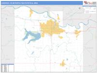 Lawrence Metro Area Wall Map