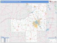 Madison Metro Area Wall Map