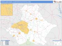 Athens-Clarke County Metro Area Wall Map