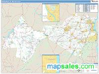 Newburgh Metro Area Wall Map