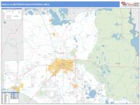 Ocala Metro Area Wall Map