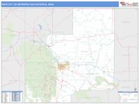 Rapid City Metro Area Wall Map