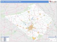 Reading Metro Area Wall Map