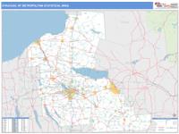 Syracuse Metro Area Wall Map