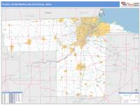 Toledo Metro Area Wall Map