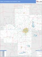 Topeka Metro Area Wall Map