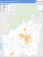 Rome Metro Area Wall Map