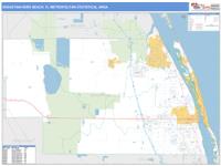 Sebastian-Vero Beach Metro Area Wall Map