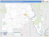 Cape Girardeau Metro Area Wall Map