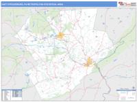 East Stroudsburg Metro Area Wall Map