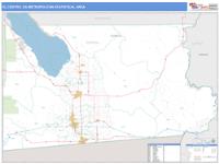 El Centro Metro Area Wall Map