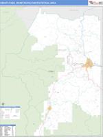 Grants Pass Metro Area Wall Map