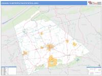 Lebanon Metro Area Wall Map