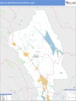 Napa Metro Area Wall Map