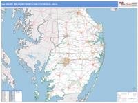 Salisbury Metro Area Wall Map