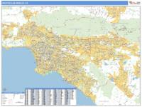 Greater Los Angeles Metro Area Wall Map