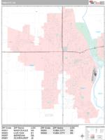 Yuba City Wall Map Zip Code