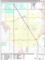 Pinellas Park Wall Map Zip Code