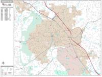 Marietta Wall Map Zip Code