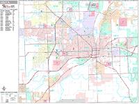 Joliet Wall Map