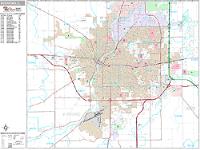 Rockford Wall Map