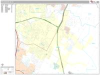 Pflugerville Wall Map Zip Code