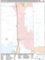 Marysville Wall Map Zip Code