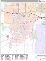 Waukesha Wall Map