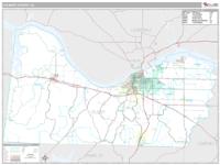 Colbert County, AL Wall Map Zip Code