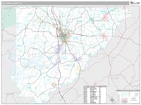 Cullman County, AL Wall Map Zip Code