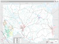 Elmore County, AL Wall Map