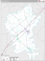 Greene County, AL Wall Map Zip Code