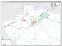 Macon County, AL Wall Map Zip Code