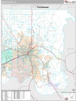 Madison County, AL Wall Map Zip Code