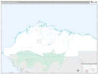 North Slope County, AK Wall Map Zip Code